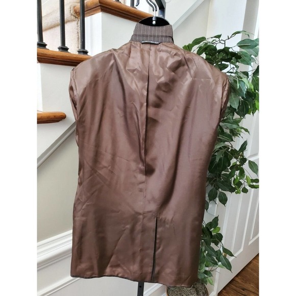 Jack Victor Men's Brown 100% Wool Single Breasted Two Buttons Fitted Blazer 40 R - Picture 7 of 11